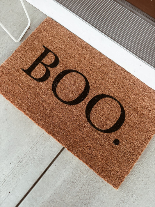 BOO doormat