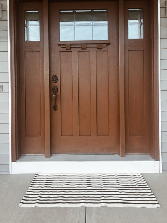 Striped rug