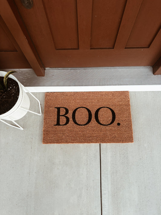 BOO doormat