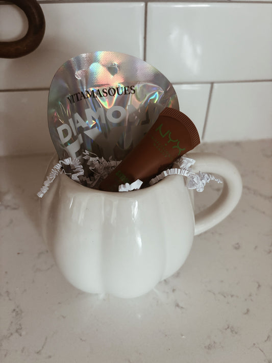 Cream Pumpkin Mug to BOO!